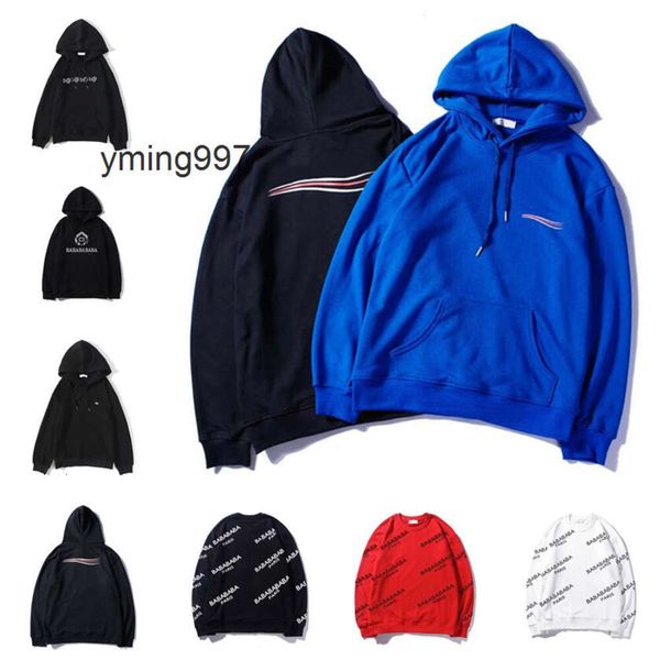 balencaigaly balencigaly Sport coton designer sweats à capuche manteaux mode lâche sweat à capuche pour femme hommes lettre classique vague pure sweats motif amoureux de luxe