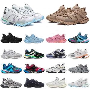 Track 3 3.0 Designer Casual Schoenen Heren Dames geel wit zwart roze grijs Sneakers Gedrukt Platform sport trainers schoenen maat 36-45 met doos