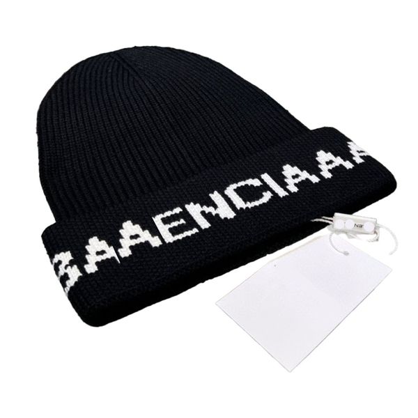 Balenciga Beanie Designer bonnet à lettres classique pour hommes et femmes luxe automne et hiver chapeau chaud et froid