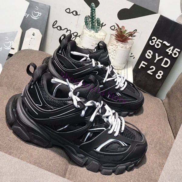 Balenciga zapatillas de deporte casuales triple s zapatos balencigai de lujo track 3.0 3 zapatillas deportivas para mujer para hombre zapatillas de deporte al aire libre hombres negro claro blanco