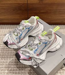 Balencigaa 3xl Sneaker Phantom Track 9.0 Chaussures hommes Femmes Retro Mesh Trainer en nylon Personnalisés Shoelaces Runner Sports Shoes Taille Eur 35-46