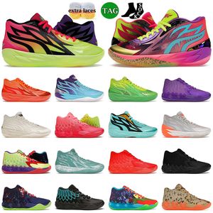 Ball 1 MB.01 MB.02 Heren basketbalschoenen Rick Morty Adventures Pumps Queen City Fade Galaxy Digital Camo Whispers Honeycomb Heren Trainers Sport Sneakers Maat 46