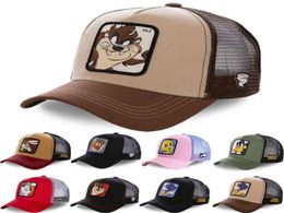 Ball Cap Daffy Coyote Mesh Snapback Taz Road Bunny Baseball CAP ADJTABLE FEMMES MEN ANIME CARTOONE CAPSLAB DROP32749915463940