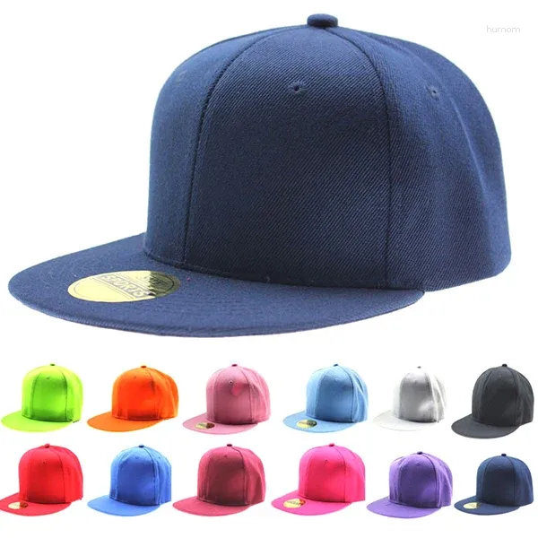 Casquettes de baseball 12 couleurs réglables hommes femmes casquette de baseball solide hip hop snapback chapeau à visière plate