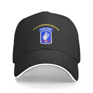 Ball Caps 173rd Airborne Brigade Sky Soldiers Cap Baseball Trucker Hat Heren Luxe Dames