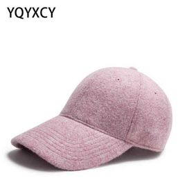 Kogelcaps 2020 Nieuwe herfst winter honkbal pet verdikte wol buiten warme hoeden caps mannen vrouwen dames papa snapback gorra hombre kpop g230201