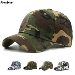 Ball Caps 2021 Katoen Camo Baseball Cap Voor Mannen Snapback Hoeden Casual Dad Bone Camouflage Caps Leger Tactische Cap Trucker hoed Pet YQ240117