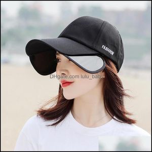 Kogelcaps 2021 hoed dame zomer cap Korean mode zonnebrandcrème PL Sun Baseball Man 298 Q2 drop levering accessoires hoeden sjaals Dhxfh