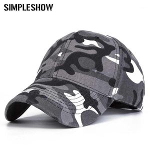 Ball Caps 2021 Snow Cabaseball Men Summer Mesh CAP TACTIQUE CAMOUFLAGE CAMOUFLAGE POUR FEMMES DAD MASCULO
