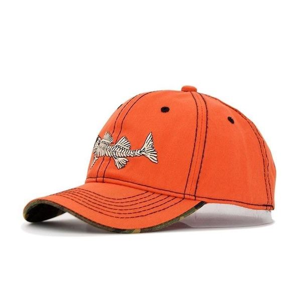 Casquettes de baseball 2022 marque broderie Logo poisson Baseball hommes casquette en os réglable chapeau de Cowboy femme Hip Hop Sport chapeaux voyage soleil