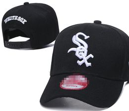 Ball Caps 2023-24 Chicago''white Sox'unisex Fashion World Series Baseball Cap La Ny Snapback Hat Men Women Sun Hat Bone Gorras Embroidery Fit Grootte Groothandel A4