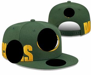 Ball Caps 2023-24 GREEN BAY''Packer''unisex mode katoenen baseball cap snapback hoed voor mannen vrouwen zonnehoed bone gorras borduurwerk lente cap groothandel a1