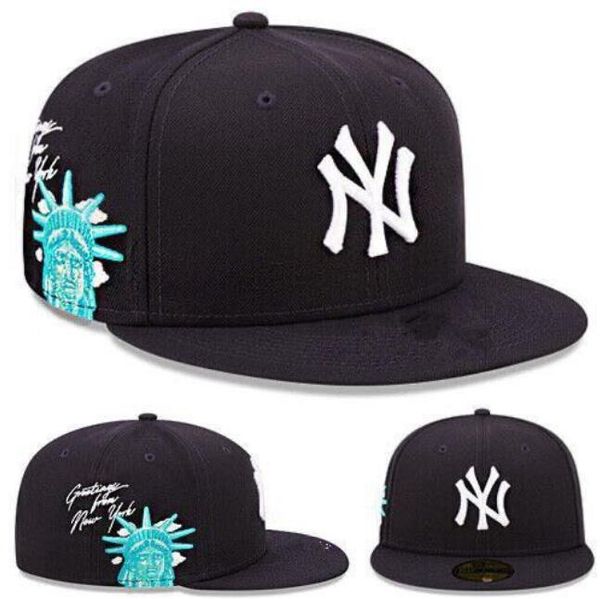 Caps de balle 2023-24 New York''yankees'''Unisex Fashion World Series Baseball Cap de base la maille Snapback Hat Men Femmes Sun Hat Bone Gorras Broderie Cap de taille ajustée en gros A18