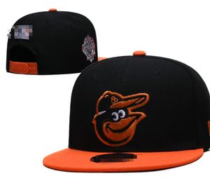 Ball Caps 2023-24 '' Orioles''''Unisex Fashion World Series Baseball Cap La ny Snapback Hat Men Femmes Sun Hat Bone Gorras Gorras Cap de taille ajustée A5
