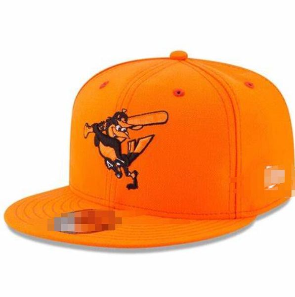 Tapas de pelota 2023-24 '' Orioles''''NEX Fashion World Series Baseball Cap LA NY Sny Snapback Hombres Mujeres Mujeres Sun Bone Gorras Bordado ajustado Tam para al por mayor A0