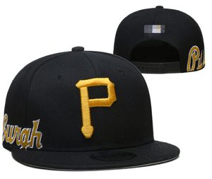Ball Caps 2023-24 '' Pirates'Unisex Fashion World Series Baseball Cap La Ny Snapback Hat Men Women Sun Hat Bone Gorras Borduurwerk Grootte Cap Groothandel A8