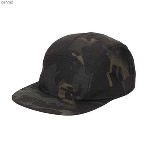 Caps à balle 2023 5 Capes de baseball en panneau pour hommes Femmes Camouflage Hiphop Skateboard Camo Snapback Chapeaux Sports Camping Hat Casquette Hommel240413