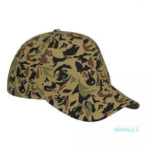 Casquettes de balle 2023 Baseball Pet Berger allemand Chien Camouflage Accessoires pour hommes Femmes Casquette de golf Vintage Sun