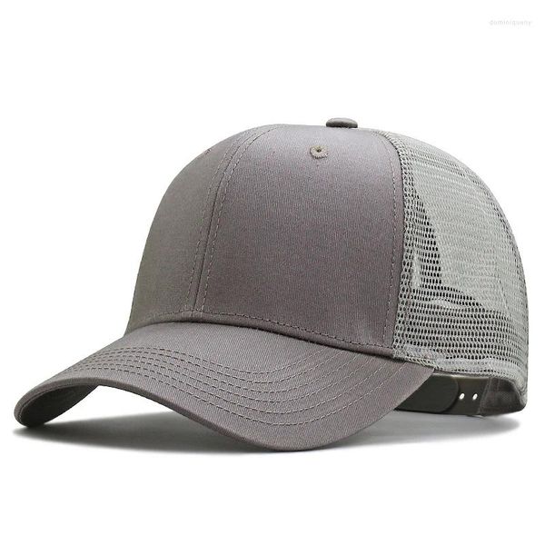 Gorras de bola 2023 Cabeza grande Hombre Talla grande Malla Gorra de béisbol Damas Verano Sombrero para el sol Adulto Buena calidad Algodón Snpaback 56-60 cm 61-68 cm