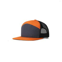 Casquettes de baseball 2023 Logo personnalisé sept panneaux casquette de Baseball hommes et femmes réglable ombre extérieure maille Hip Hop os camionneur chapeaux