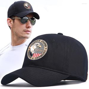 Casquettes de balle 2023 Eagle Broderie Big Head Hommes Snapback Chapeaux Hip Hop Femmes Baseball Adulte Coton 56-60cm 59-63cm Grande Taille Gorros