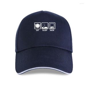 Gorras de béisbol 2023 Eat Sleep Hack - Hacker Programador de computadora Idea de regalo Gorra de béisbol Fsociety Inspirado Marca Hombres Fitness Casua