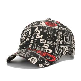 Ball Caps 2023 Mode Neue Baseball Kappe für Studenten Junge Männer und Frauen Frühling Sommer Sonnenhut Kappe Graffiti Baseball Kappe Hüte für Männer x0928