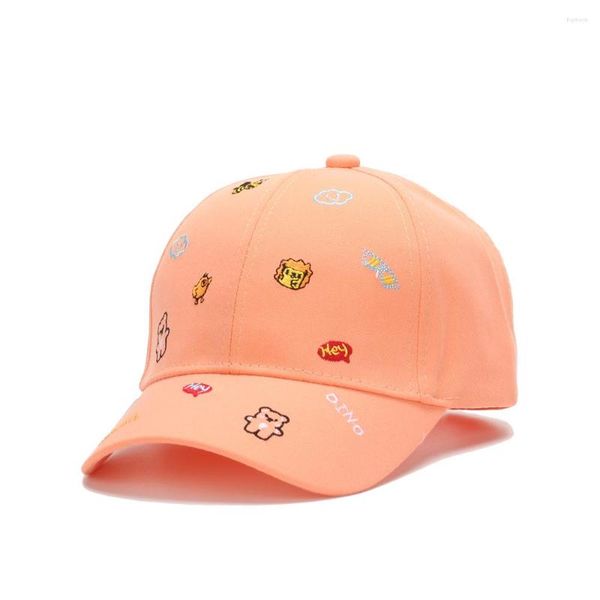 Bola gorra 2023 moda gat de béisbol para niños pequeños baby baby bear bear ear niños niñas niñas de 4 a 10 años