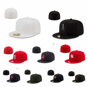 Casquettes de balle 2023 Gants Casquettes de balle unisexes Prêt Stock Mexique Casquettes ajustées Lettre M Hip Hop Taille Chapeaux Casquettes de baseball Adulte Visière plate Pour Hommes Femmes Taille entièrement fermée 7-8