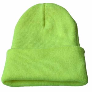 Ball Caps 2023 Hip Hop Boys Girls Fashion Breid Men Women Hat Solid Color Baggy Beanie Oversize Winter Ski Knitted Cap