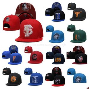 Casquettes de balle 2023 Homme Femmes Basketball Snapback College Baseball Snapbacks Toutes les équipes pour hommes Broderie Coton Football Chapeaux Hip Hop Ou Dhxdh