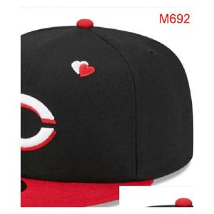 Ball Caps 2023 Mens Chicago Baseball Fitted NY La Sox Lettre Gorras pour hommes Fashion Hip Hop Hop Bone Hat Summer Sim Sports Taille Casq Dhhpt