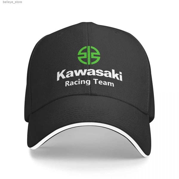 Gorras de bola 2023 Nueva Casquette Kawasakis H2 Traje insignia para hombres Mujeres Golf Sombrero Casual Snapback HatL231212