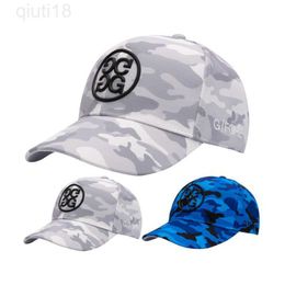 Ball Caps 2023 nieuwe G4 camouflage golf hoed outdoor sport zonneklep golf hoed heren baseball cap Y23