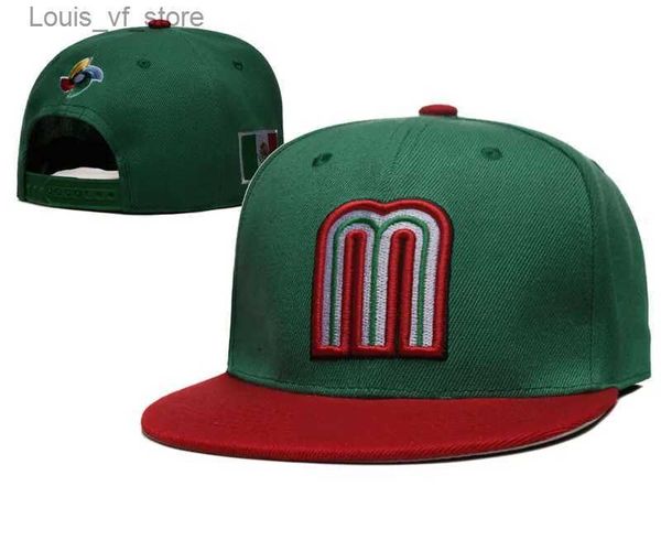 Gorras de bola 2023 Nuevo México Sombreros Snapback Gorras de béisbol Moda Hip Hop Hueso para hombres Mujeres Letra M Gorras ajustables completas de alta calidad T231208