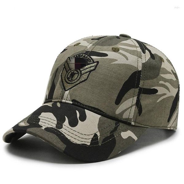 Gorras de béisbol 2023 para deportes al aire libre, gorra de camuflaje con cierre trasero, gorra de caza de camuflaje del ejército militar táctico simple para hombres, Gorras para adultos