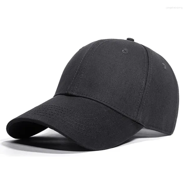 Gorras de bola 2024 Casual Mujeres Hombres Cap Letra Bordada Sombrero de béisbol Algodón Suave Sol Negro Blanco