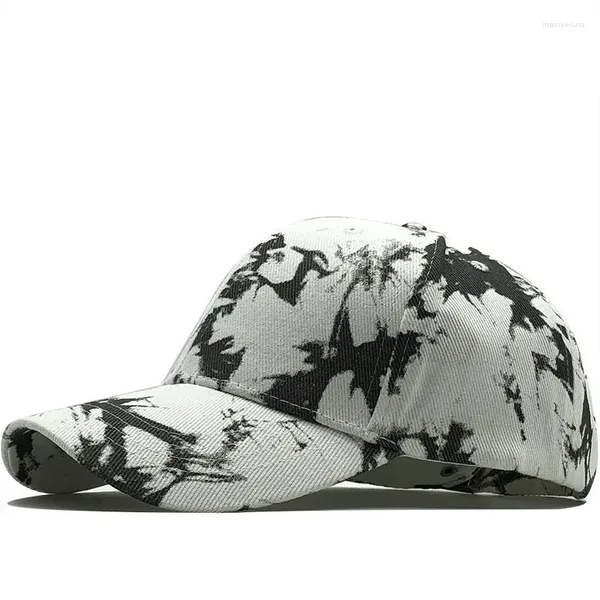 Gorras de bola 2024 amantes de la moda colorido snapback sombrero tie-dye gorra de béisbol primavera hombres mujeres tendencia al aire libre ajustable sol graffiti hueso