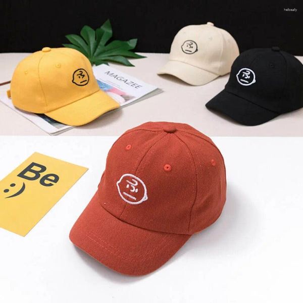 Gorras de bola 2024 Hirigin Baby Boys Girls Dibujos animados Béisbol Boina Sólido Niños Cap Niños Niño Infantil Algodón Sombrero Sombreros pico