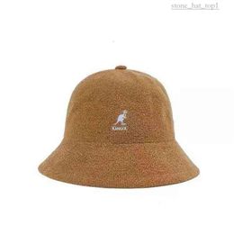 Capes à billes 2024 Kangaroo Kangol Fisherman Chapeau Sun Chatle Salle Sunding Broderie Matière 3 tailles 13 Couleurs Japonais Ins Super Fire Hat AA 220312 1578