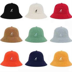 Ball Caps 2024 Kangoeroe Kangol Vissershoed Zonnehoed Zonnebrandcrème Borduren Handdoek Materiaal 3 maten 13 kleuren Japanse Ins Super Fire Hat AA 220312 2024