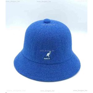 Tapas de pelota 2024 Kangaroo Kangol Fisherman Hat Sun protector solar Material de toalla de bordado 3 tamaños 13 colores Ins japoneses Súper Fire AA 220312 2024 4594