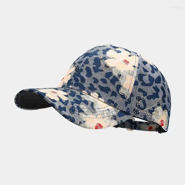 Casquettes de balle 2024 Polyester motif de fleur Casquette Casquette de Baseball réglable Snapback chapeaux pour hommes et femmes 39