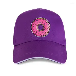 Ball Caps 2024 Eenvoudige Casual Mannen Donut Ontwerp Puur Katoen Verjaardagscadeau Baseball Cap Grappige Ronde Hals