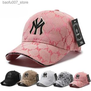 Ball Caps 2024 printemps d'été ins Nouvelle broderie de baseball décontracté femme femme mode polyvalente marque tendance hip hop street soleil hatsq240403