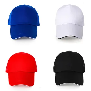 Casquettes de balle 2024 Été Respirant Mesh Cap Sun Mode All-Match Baseball Pour Hommes Camping En Plein Air Randonnée Hip Hop Chapeaux Drop