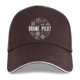 Ball Caps 2024 Zomermode Drone Pilot Minimale Quadcopter Baseball Cap