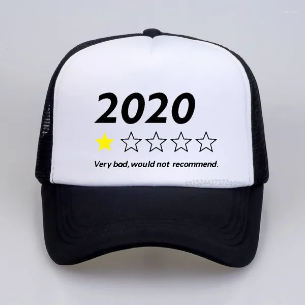 Gorras de bola 2024 Muy malo no recomendaría gorra de béisbol Verano Hombres Malla ajustable Sombrero transpirable Moda Mujeres Sunhats Snapback