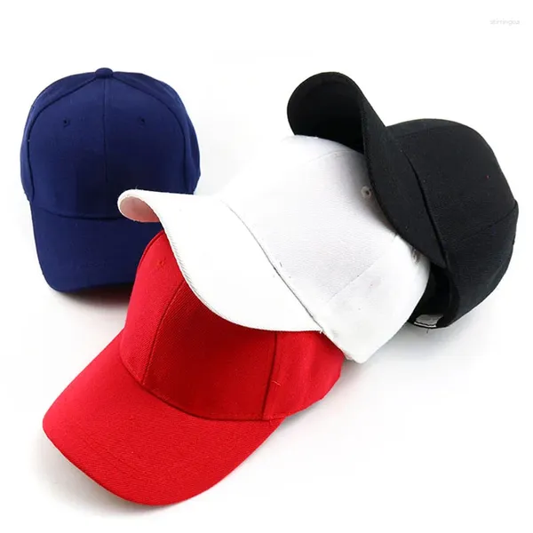 Casquettes de baseball 3 4 5 6 7 8 ans enfants plaine baseball coton hip hop chapeaux bébé enfants chapeau garçon fille