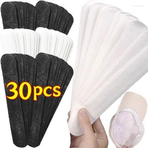 Ball Caps 30pcs Chattes femmes Absorbeur de sueur Autocollants Men Anti-Dirt Sports Cap Cap Rim Invisible Taille de bande blanche Invisible Tampons de revêtement réducteur